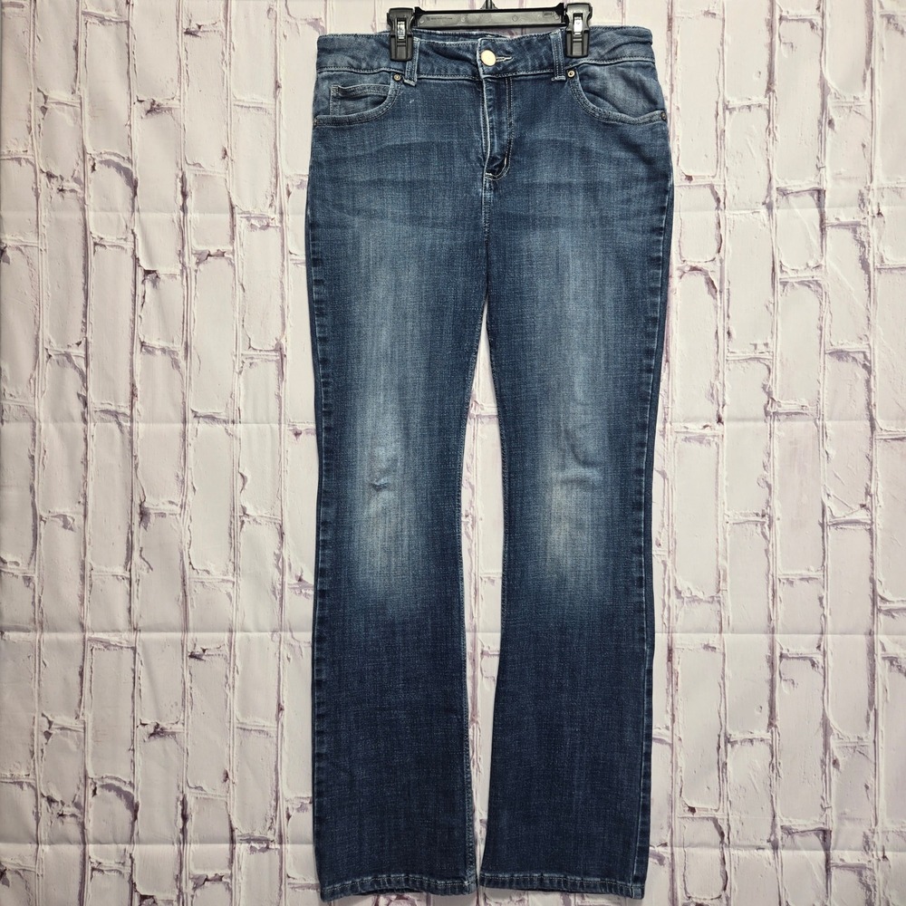 Wrangler Bootcut Jeans Blue‎ Medium Wash Denim Casual Western Womens 12x31